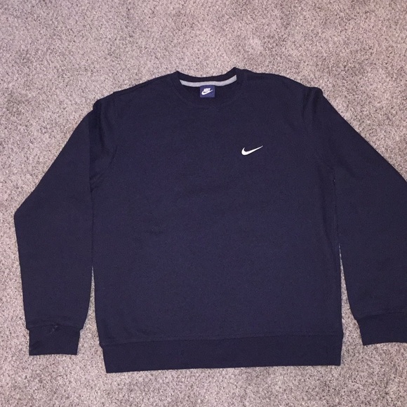 navy nike pullover